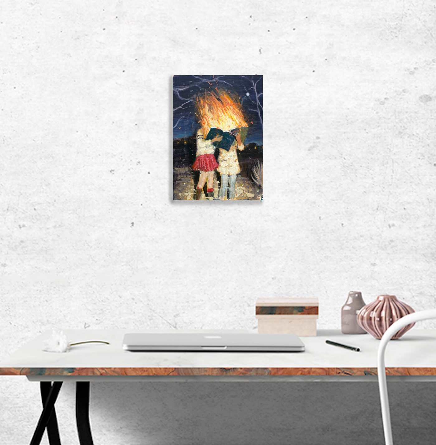 FIRE PAINTINGS Pablo Martinez